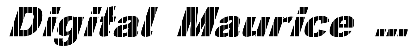 Digital Maurice VStripes Italic